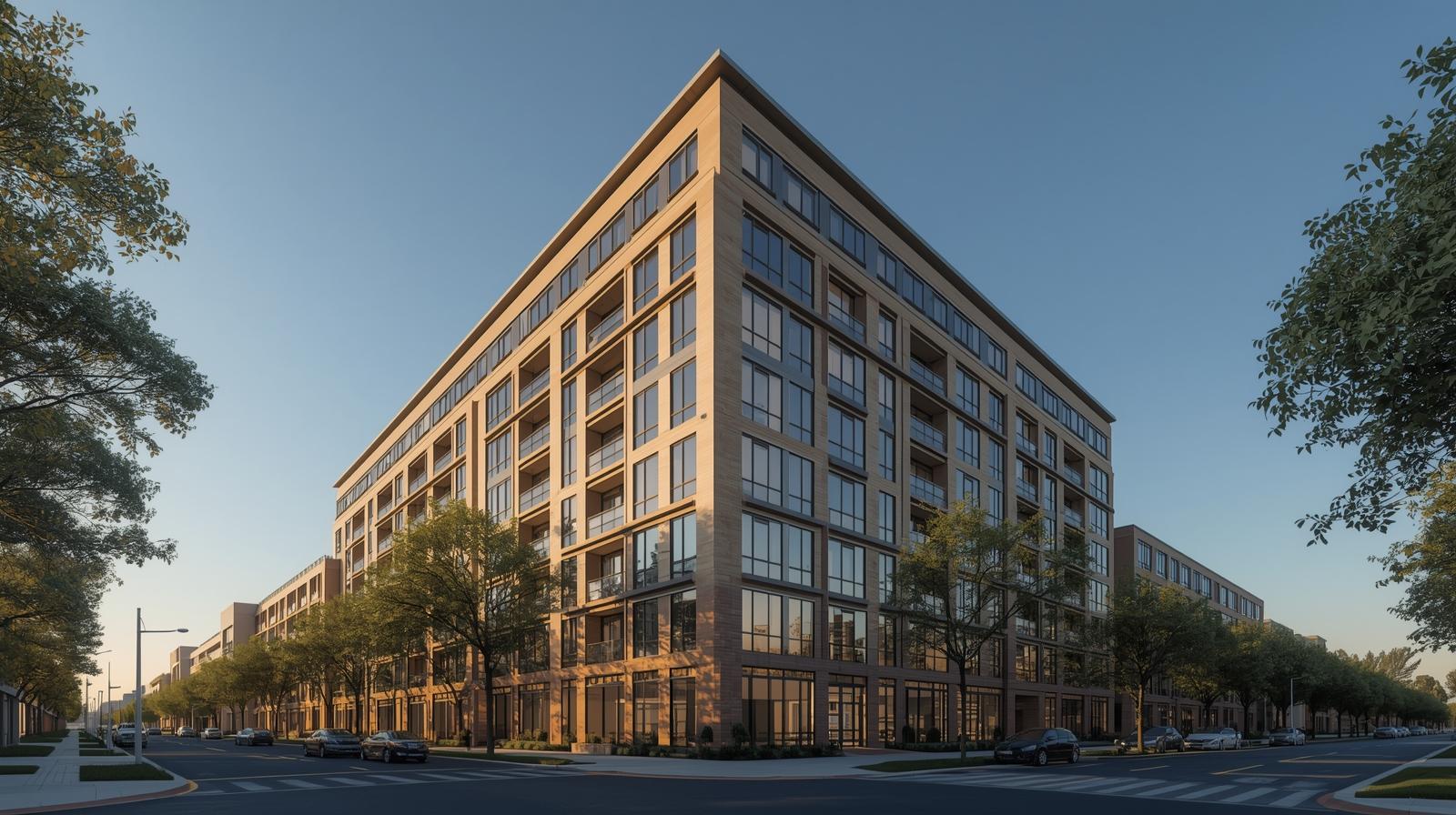 Immeuble d’appartements géré par un syndic en Belgique